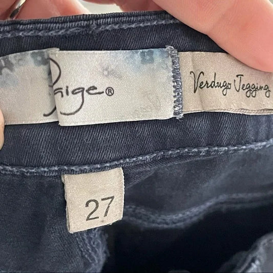 Paige Verdugo Luxe coated Jegging size 27 Preowned