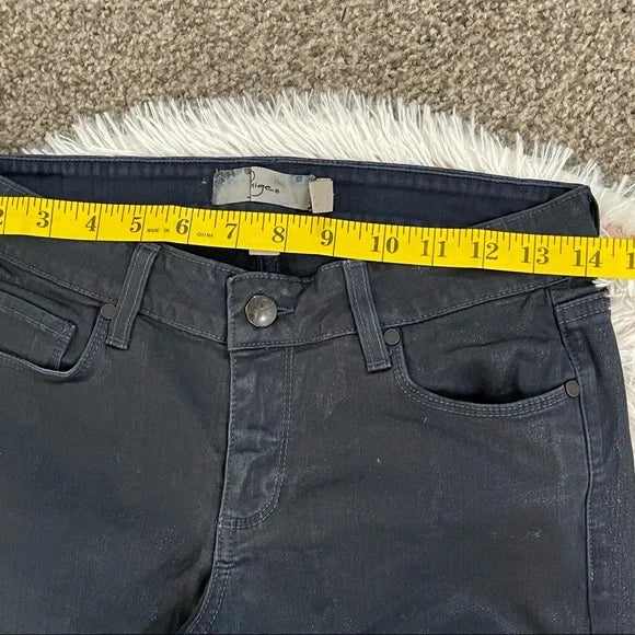 Paige Verdugo Luxe coated Jegging size 27 Preowned